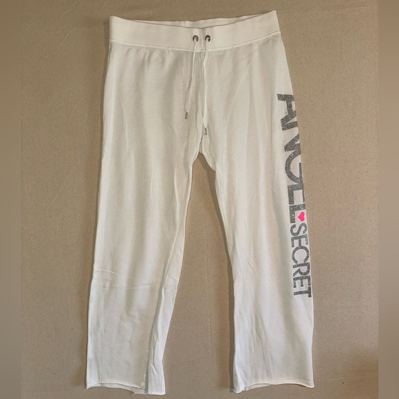 Victoria's Secret Pants - Y2K Victoria's Secret Supermodel Essentials White Track Pants Medium